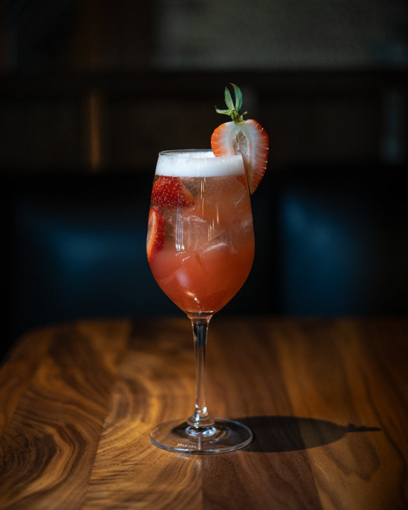 Strawberry Gin Spritz