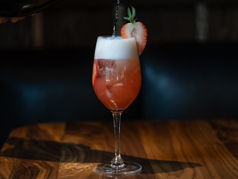 Strawberry Gin Spritz
